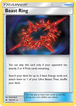 Beast Ring #102 Forbidden Light