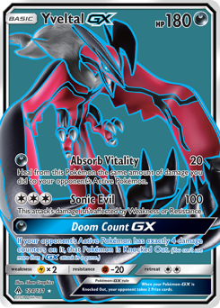Yveltal-GX #124 Forbidden Light