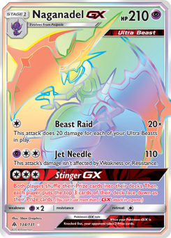 Naganadel-GX #134 Forbidden Light