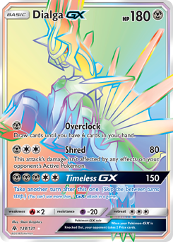 Dialga-GX #138 Forbidden Light