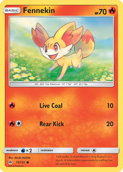 Fennekin #15 Forbidden Light