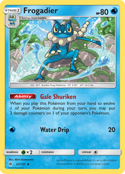 Frogadier #23 Forbidden Light