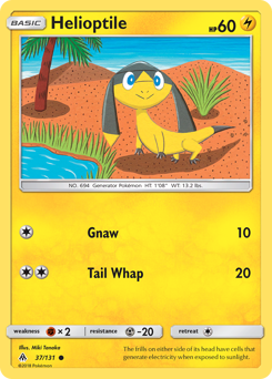 Helioptile Forbidden Light #37