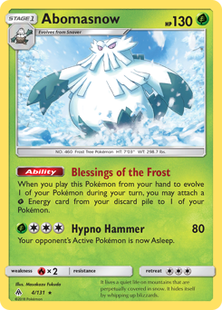 Abomasnow #4 PSA 10