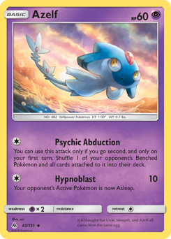 Azelf #43 Forbidden Light