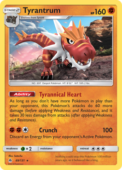 Tyrantrum #69 PSA 10