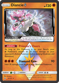 Diancie ◇ Forbidden Light #74