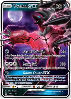 Yveltal-GX #79 Forbidden Light
