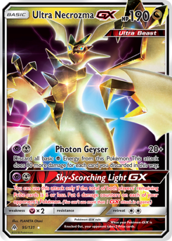 Ultra Necrozma-GX #95 Forbidden Light