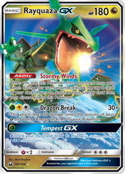 Rayquaza-GX #109 Celestial Storm