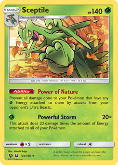 Sceptile #10A Celestial Storm