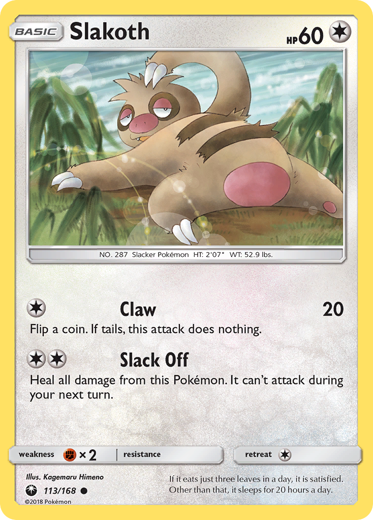 Slakoth #113 Celestial Storm