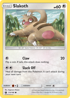 Slakoth #113 Celestial Storm