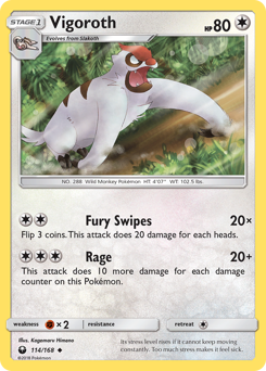 Vigoroth #114 Celestial Storm