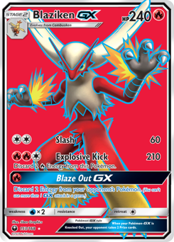 Blaziken-GX #153 Celestial Storm