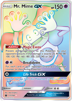 Mr. Mime-GX #173 Celestial Storm