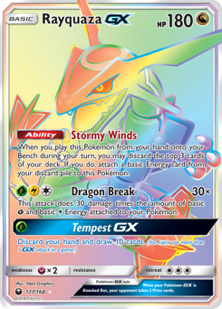 Rayquaza-GX #177 Celestial Storm