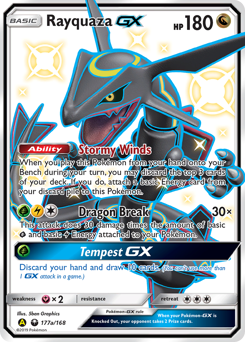 Rayquaza-GX #177A Celestial Storm