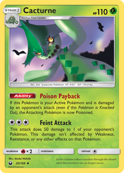 Cacturne #20 Celestial Storm