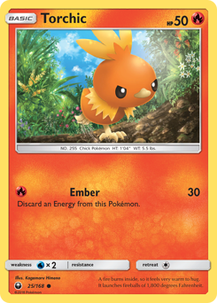 Torchic #25 Celestial Storm