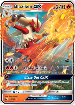 Blaziken-GX #28 Celestial Storm