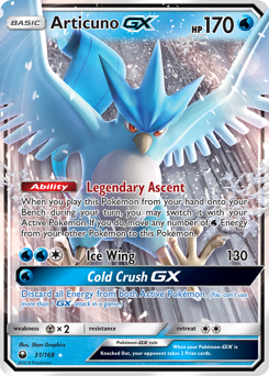 Articuno-GX #31 Celestial Storm