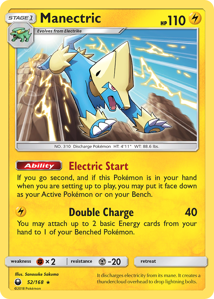 Manectric #52 Celestial Storm
