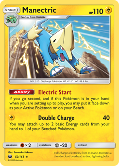 Manectric #52 Celestial Storm