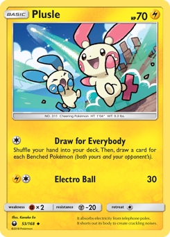 Plusle #53 Celestial Storm