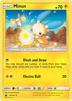Minun #54 Celestial Storm