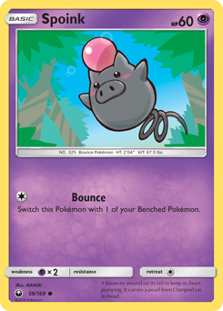Spoink #59 Celestial Storm