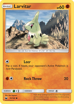 Larvitar #74 PSA 10