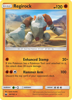 Regirock #80 Celestial Storm