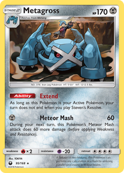 Metagross #95 Celestial Storm