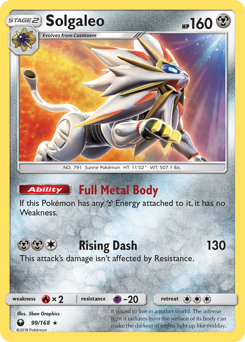 Solgaleo #99 Celestial Storm