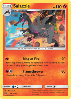 Salazzle #14 Dragon Majesty