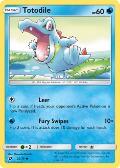 Totodile #22 Dragon Majesty
