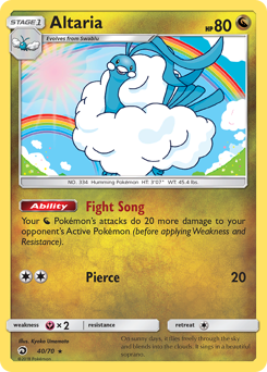 Altaria #40 Dragon Majesty