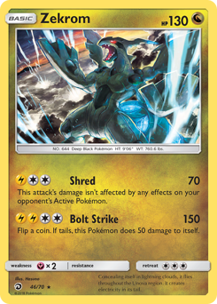 Zekrom #46 Dragon Majesty