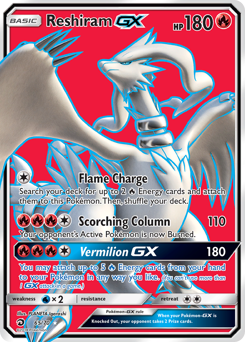 Reshiram-GX #65 Dragon Majesty