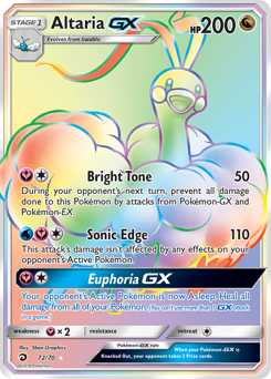 Altaria-GX #72 Dragon Majesty