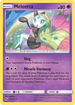 Meloetta #104 Lost Thunder