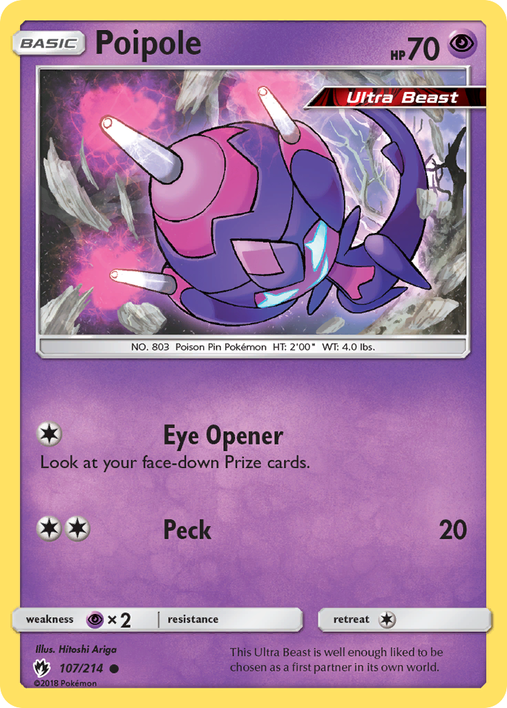 Poipole #107 Lost Thunder