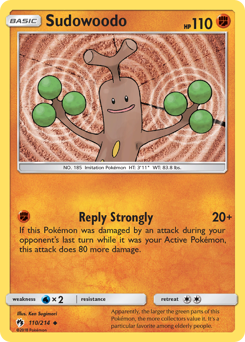 Sudowoodo #110 Lost Thunder