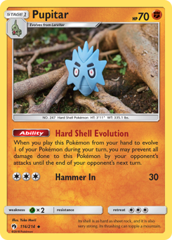 Pupitar #116 Lost Thunder