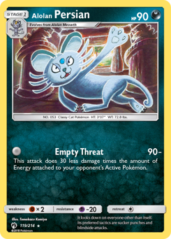 Alolan Persian #119 PSA 10