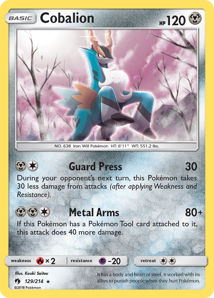 Cobalion #129 Lost Thunder