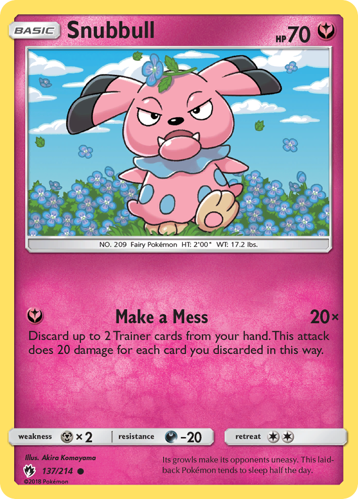 Snubbull #137 Lost Thunder