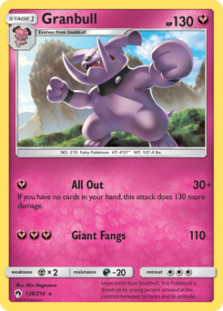 Granbull #138 Lost Thunder