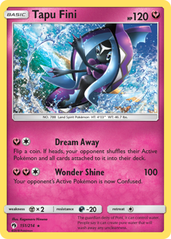 Tapu Fini #151 Lost Thunder